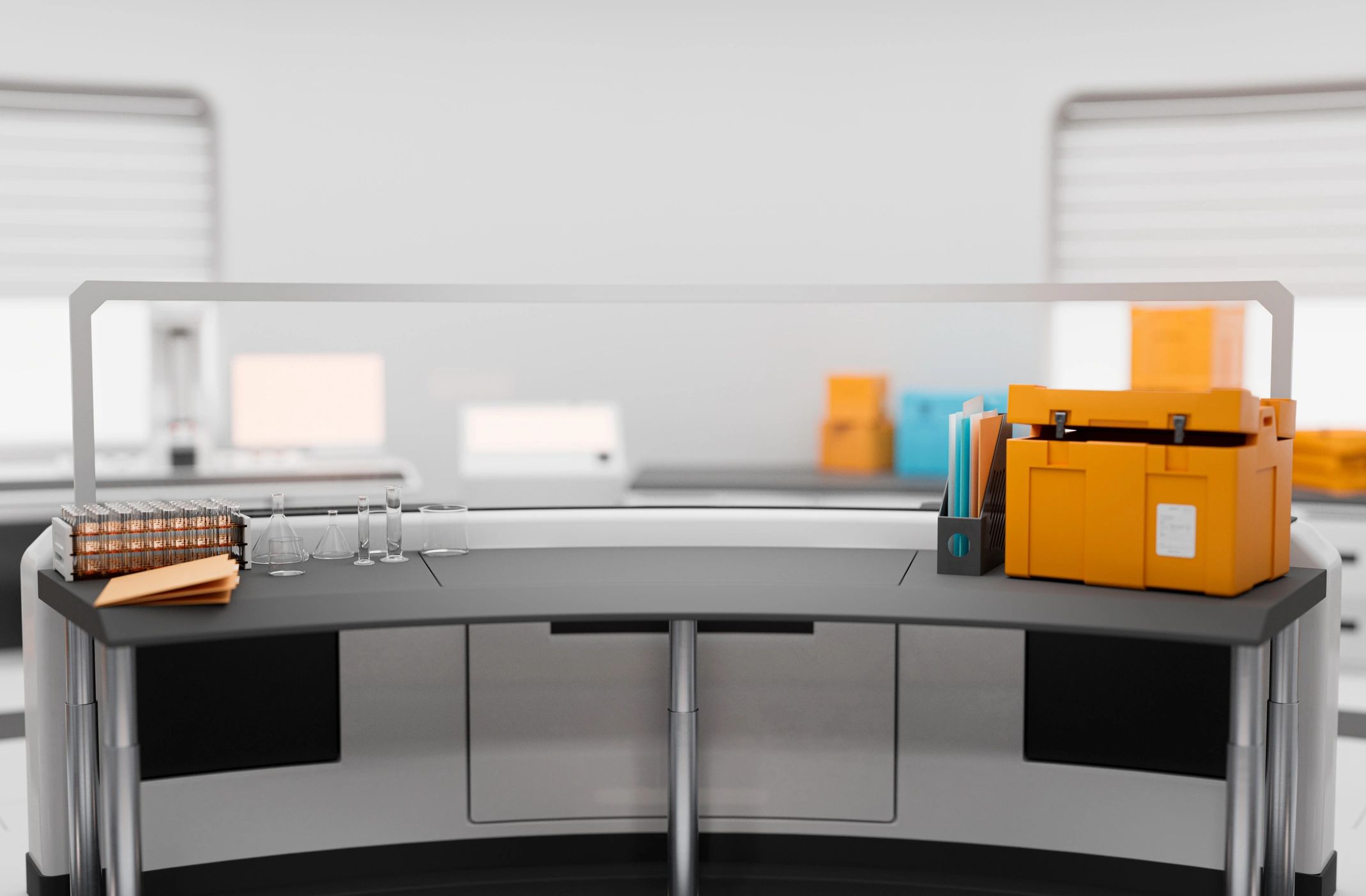 Modern workplace environment representing technology-enabled operations