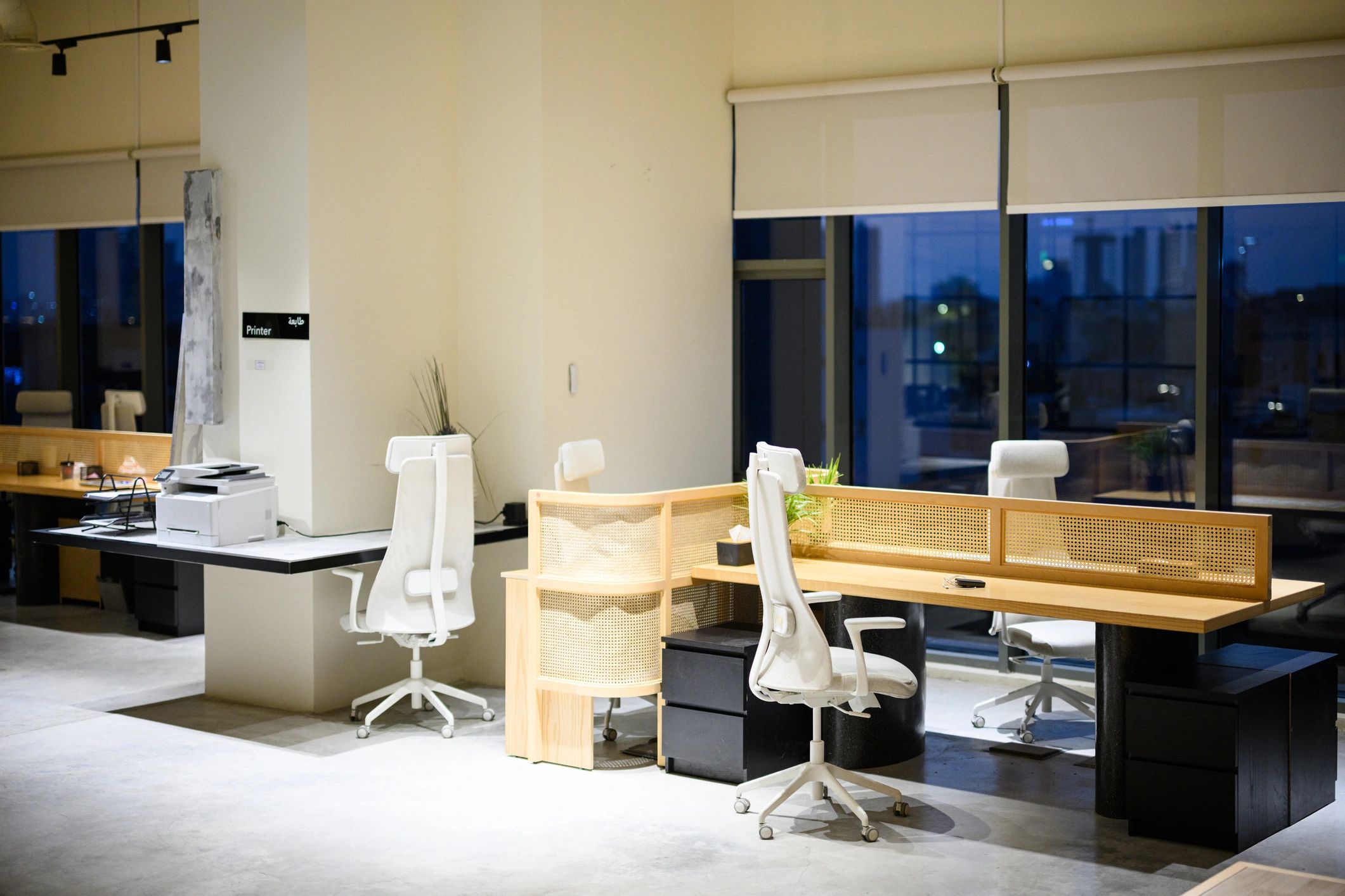 Modern office interior representing commercial property environments